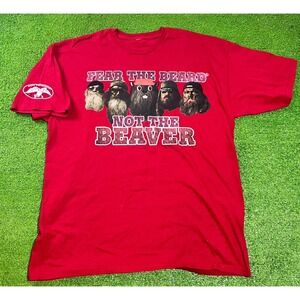 Buccees Beaver Shirt XL Red Fear The Beard Red Duck dynast duck‎ commander calls